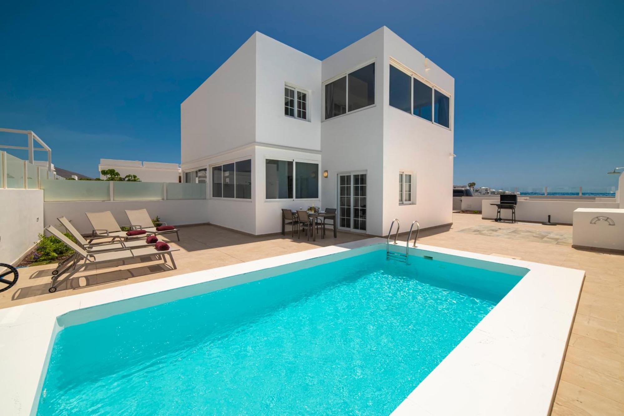 Villa Ocean Wave - Sea Views - Private Pool Playa Blanca  Bagian luar foto